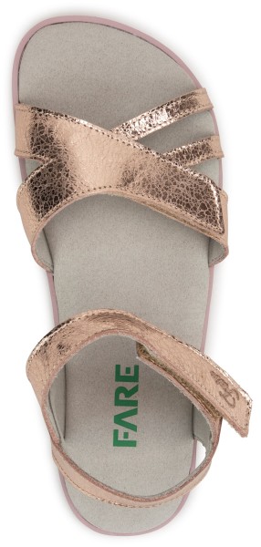 Fare Bare |vA ~ Leder Sandale Benissa ~ Bronze
