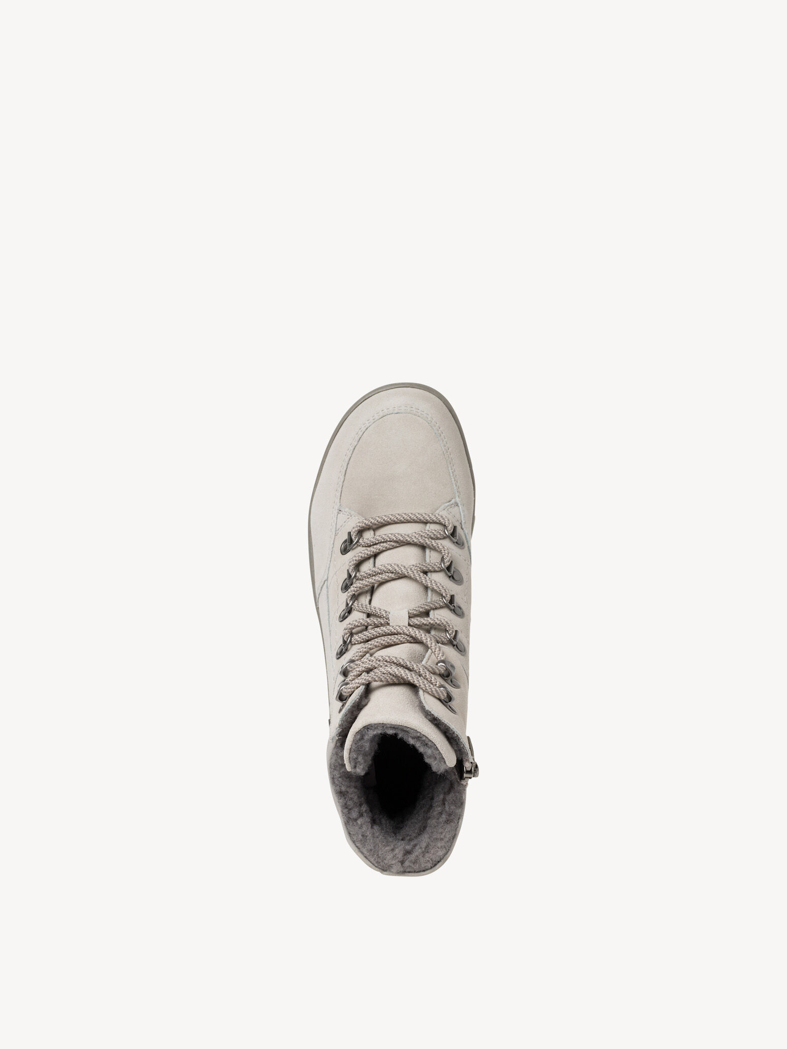 Bottine en cuir - gris