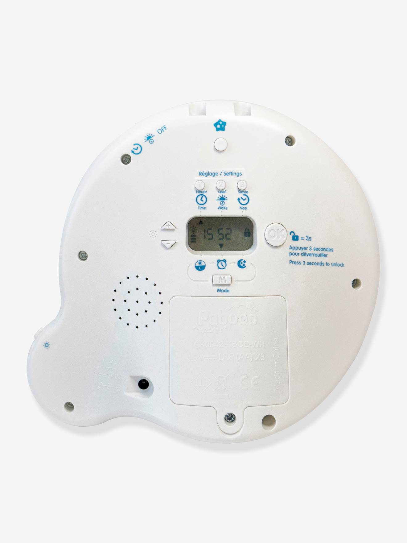 Indicateur 3 en 1 PABOBO Kid'Sleep Essential blanc