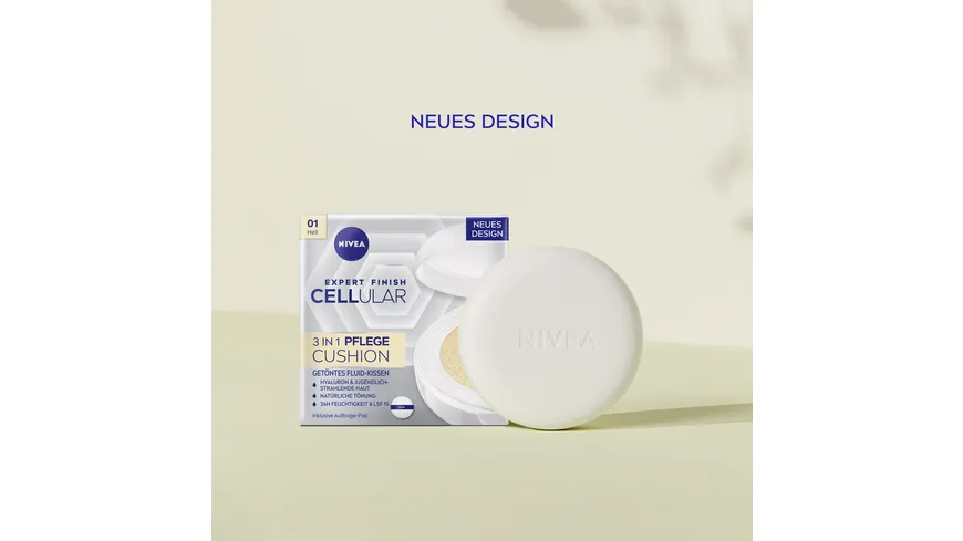NIVEA Cellular Expert Finish 3in1 Pflege Cushion Hell 15 g