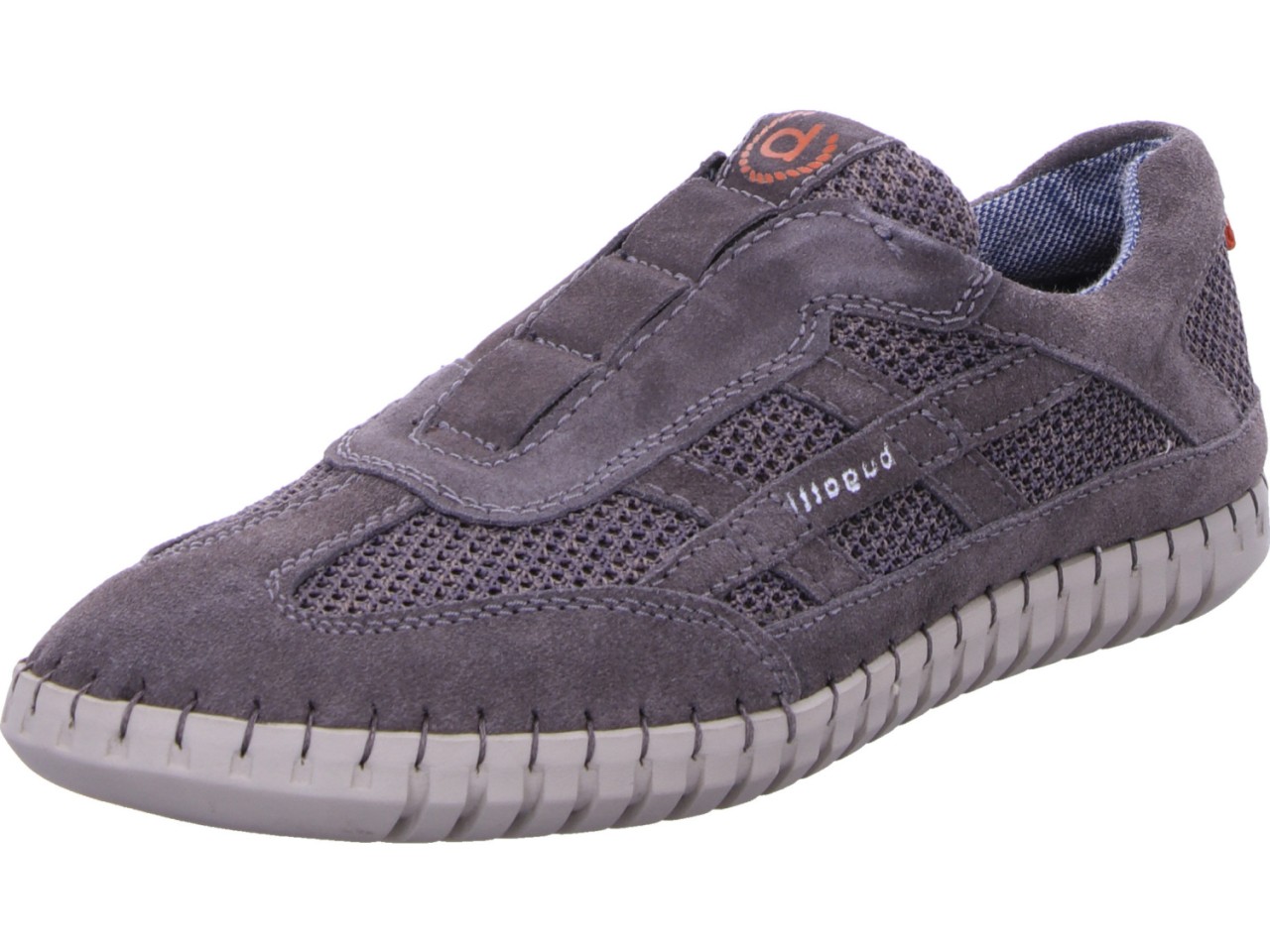BUGATTI Komfort Slipper grau Baloo