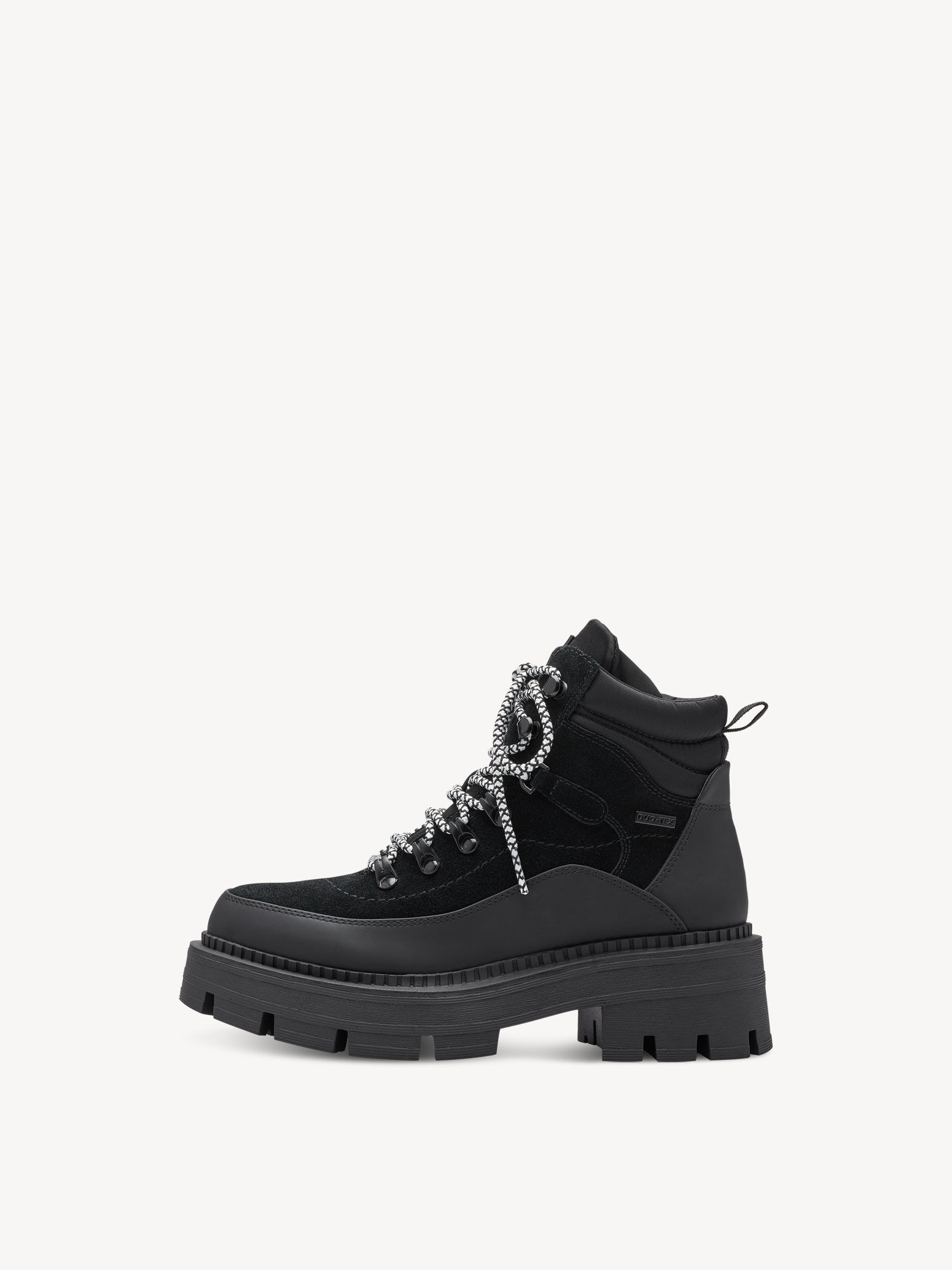 Bottine en cuir - noir doublure chaude