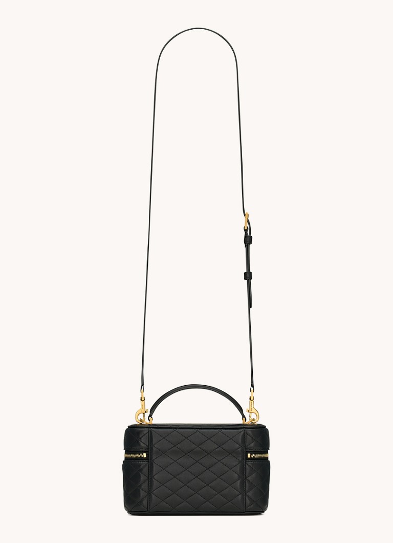Saint Laurent  Gaby Mini toilettas van quilted lamsleer
