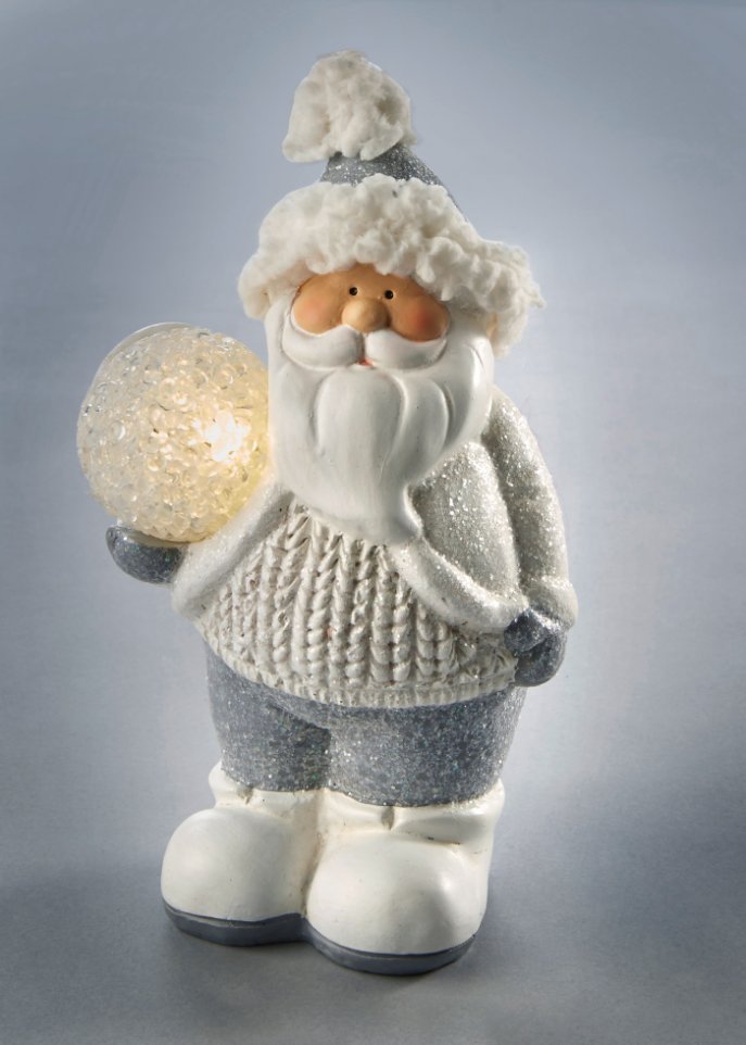 LED-Deko-Figur im Weihnachtsmann-Design
