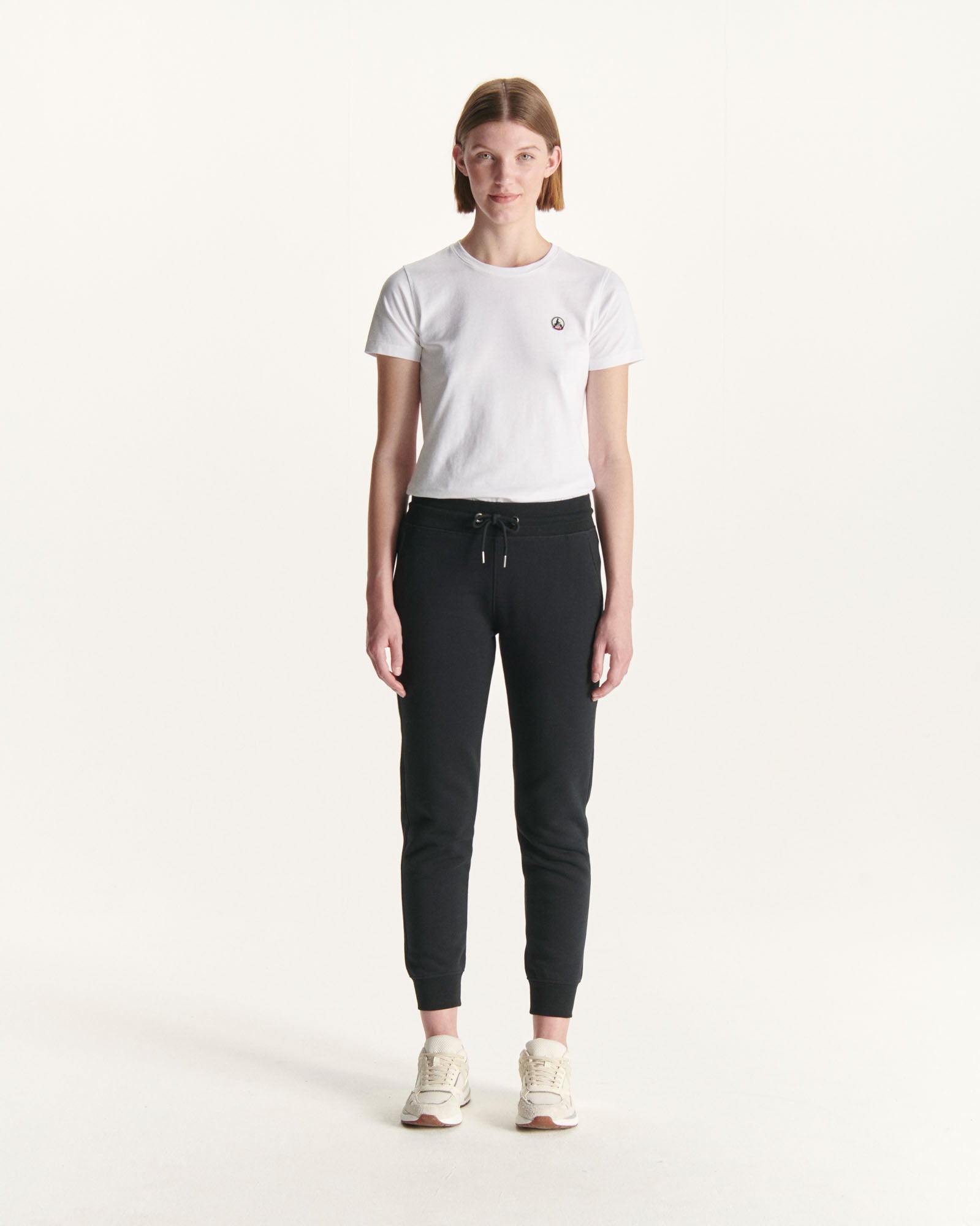 Pantalon de sport femme en coton biologique Noir Valparaiso