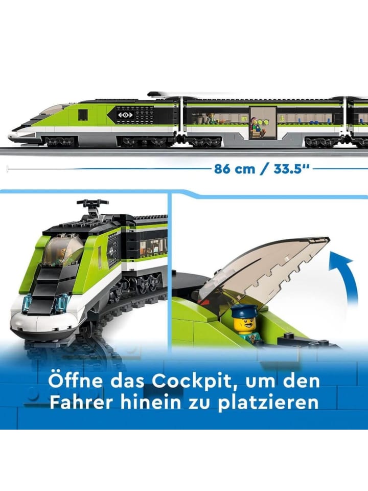 LEGO City Personen-Schnellzug in Mehrfarbig ab 7 Jahre günstig kaufen onesize