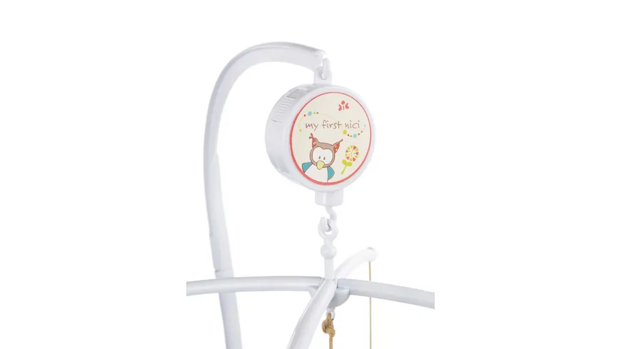 NICI Musik-Mobile Hase und Eule in Geschenkverpackung