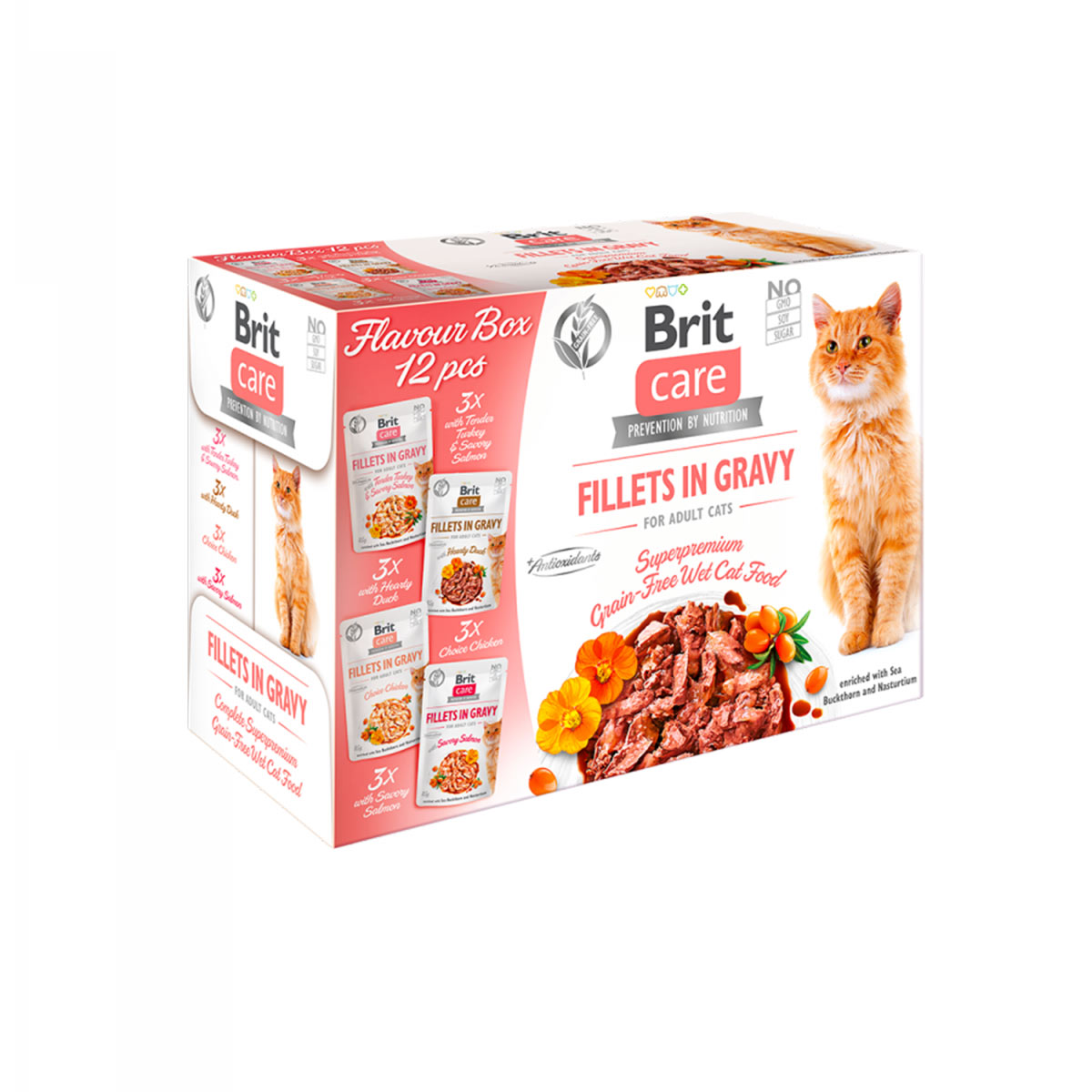 Brit Care Cat Flavour box-Fillets in Gravy kaufen