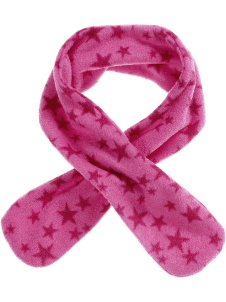 Playshoes Fleece-Steckschal Sterne in Pink günstig kaufen onesize