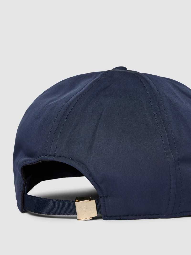 Basecap mit Label-Stitching in marineblau