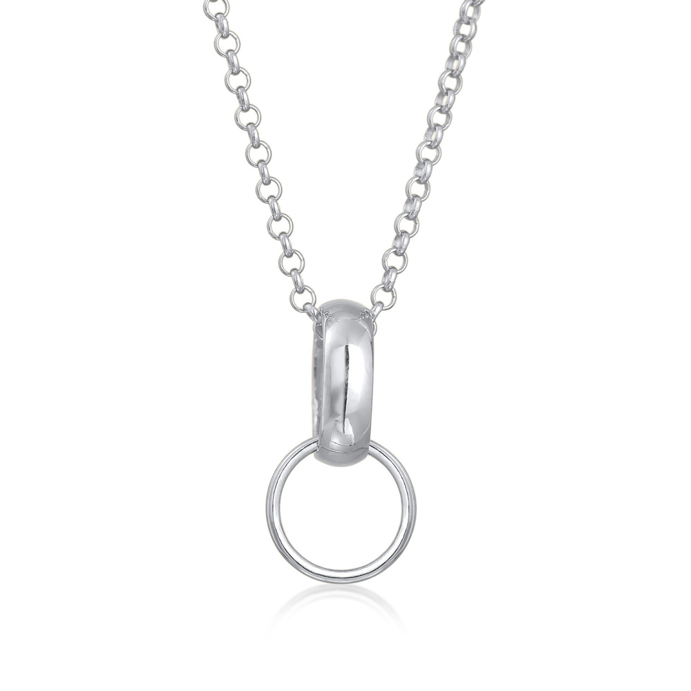 Nenalina Nenalina Collier Pendentif femme support de breloques de base en argent sterling  Bijoux