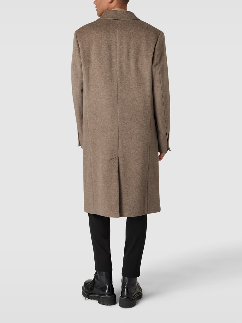 Wollmantel mit Pattentaschen Modell 'Skye' in beige