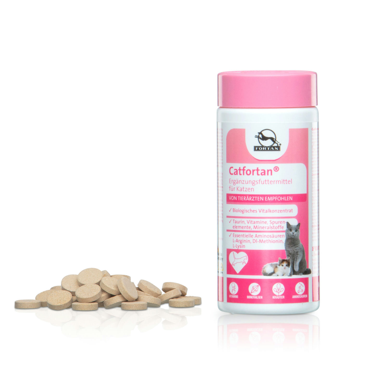 Fortan Ergänzungsfutter & Aufzucht Fortan Catfortan Multivitamintabletten 90 g