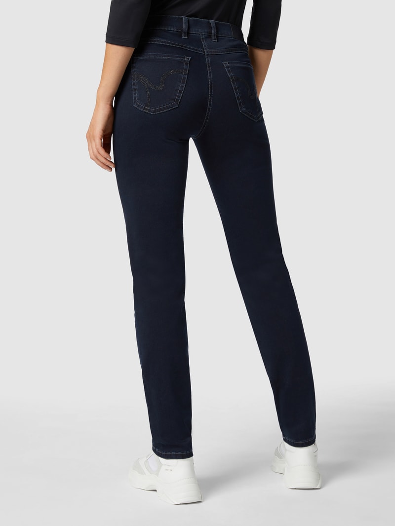 Perfect Shape Straight Fit Jeans mit Stretch-Anteil in dunkelblau