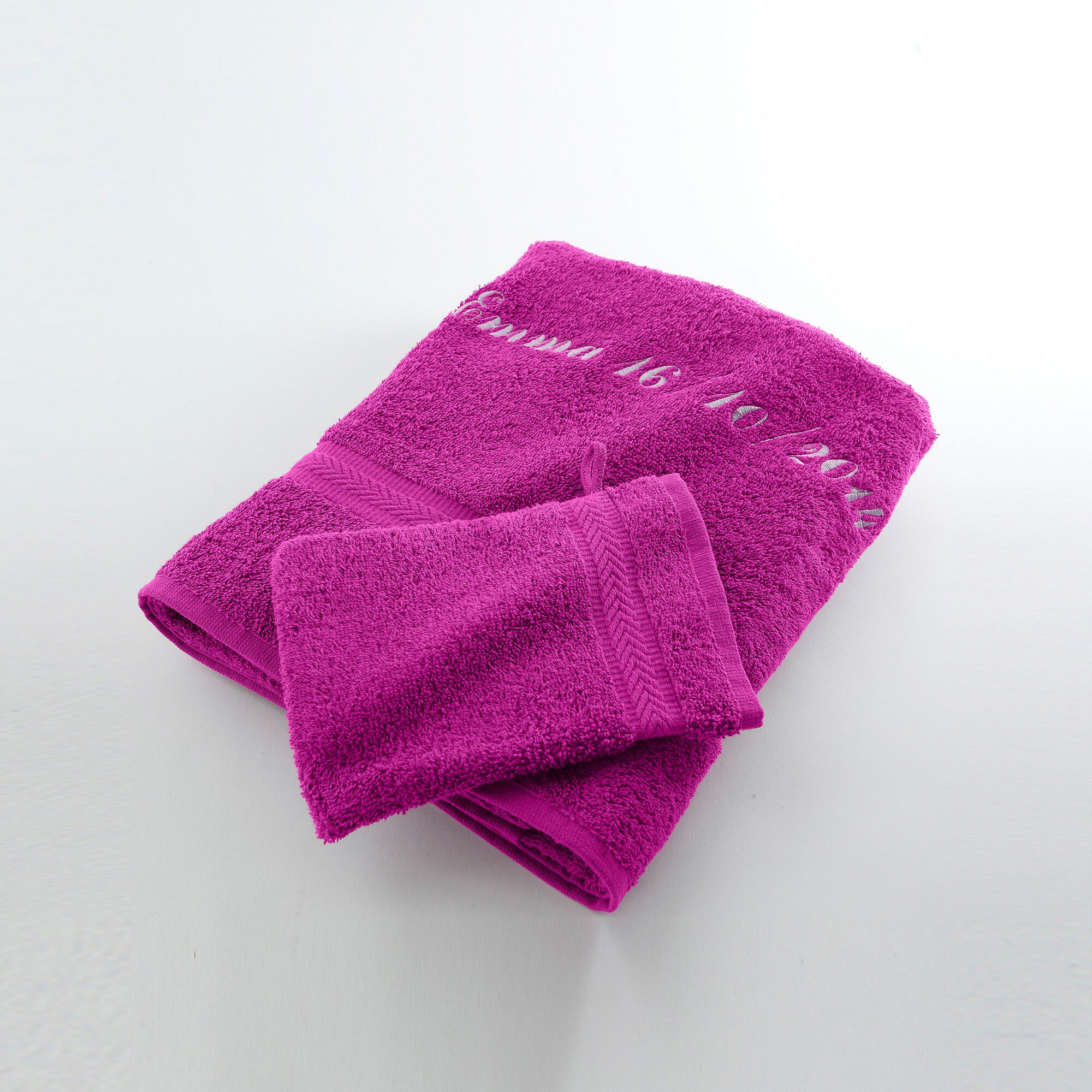 Serviette éponge personnalisable confort moelleux