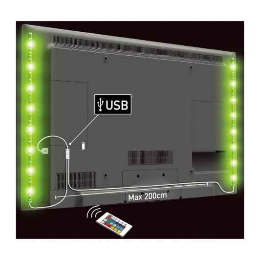 Bandă LED ELECTRO DEPOT 2x50CM-32LED-USB