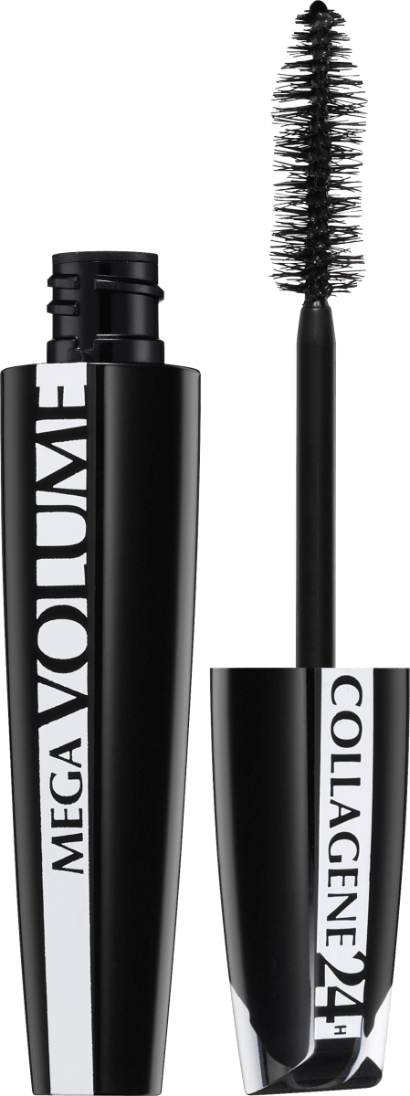 Mascara Mega Volume Collagene Black, 9 ml