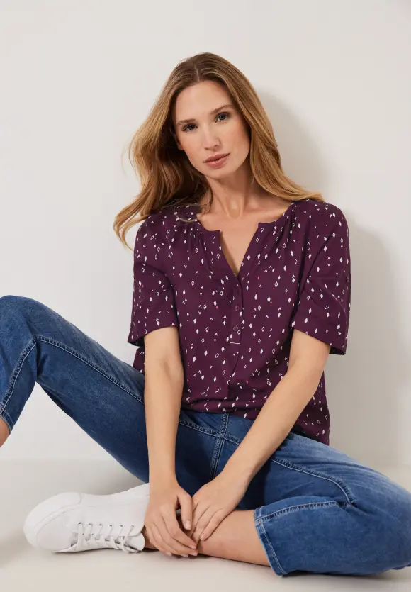 CECIL Bluse mit allover Print