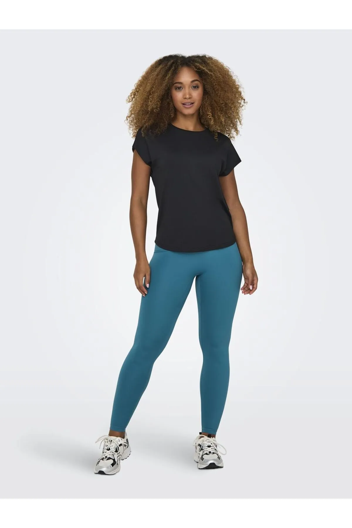Only Play  Sport-Leggings - Türkis - Mittlerer Bund