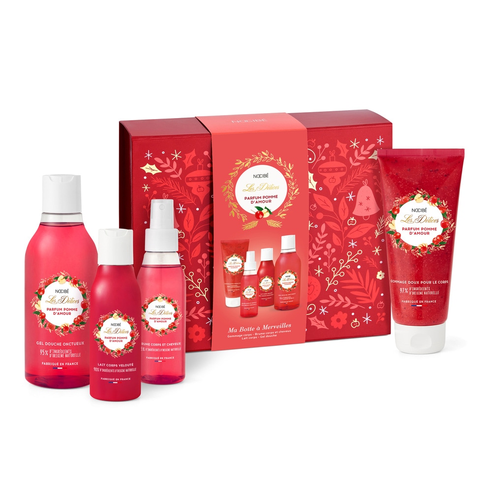 Nocibé Les Délices - Ma Boîte à Merveilles Coffret bain Pomme d'Amour