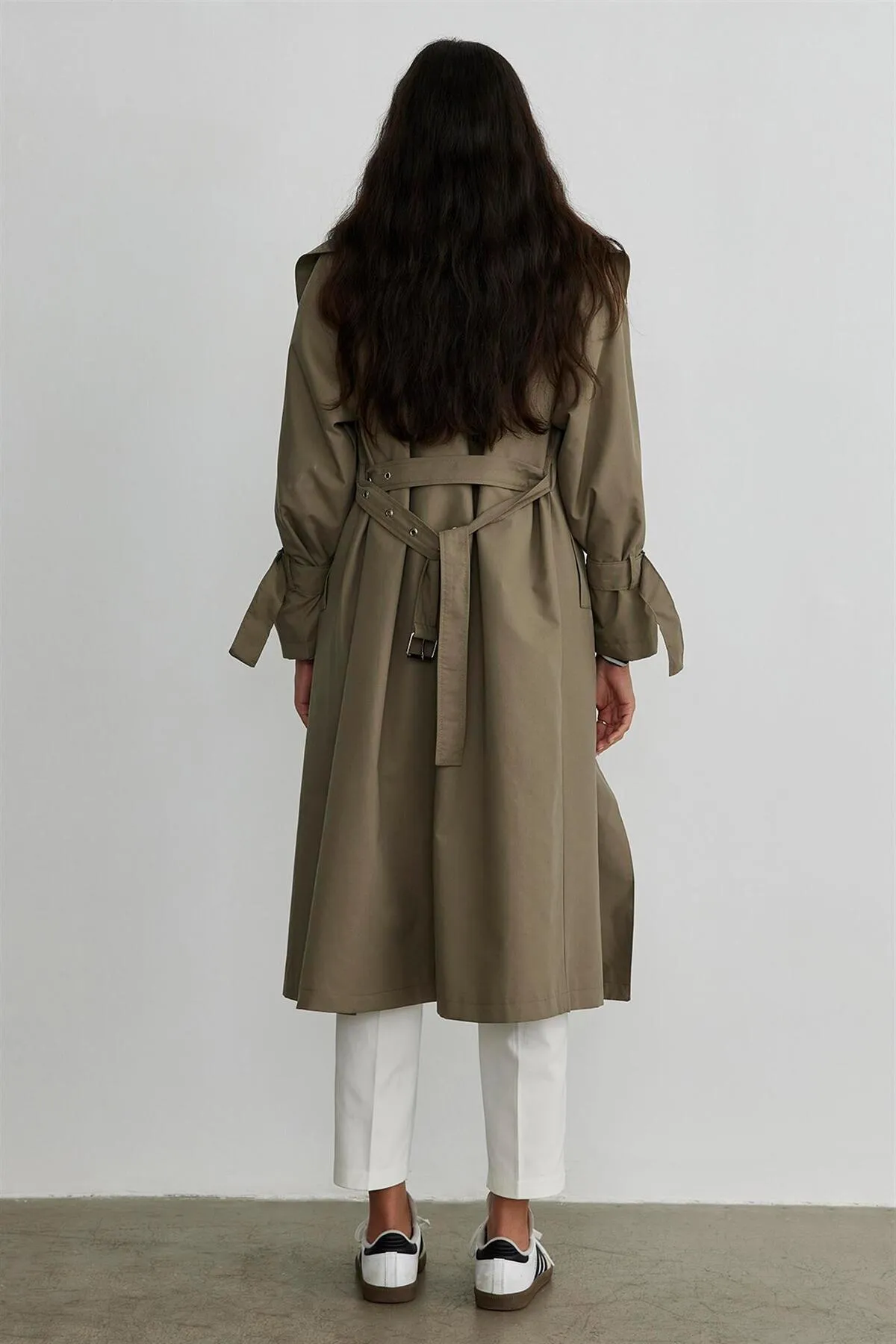 Suud Collection  Trenchcoat - Khaki - Basic