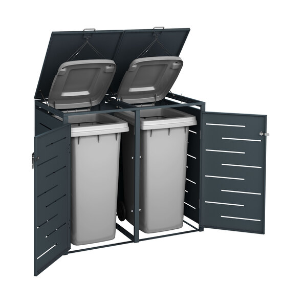 Mülltonnenbox, 2 x 240l
