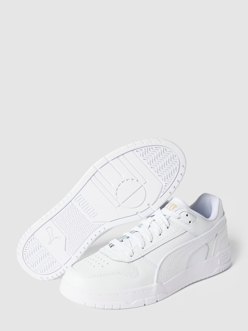 Sneaker mit Label-Detail in weiß