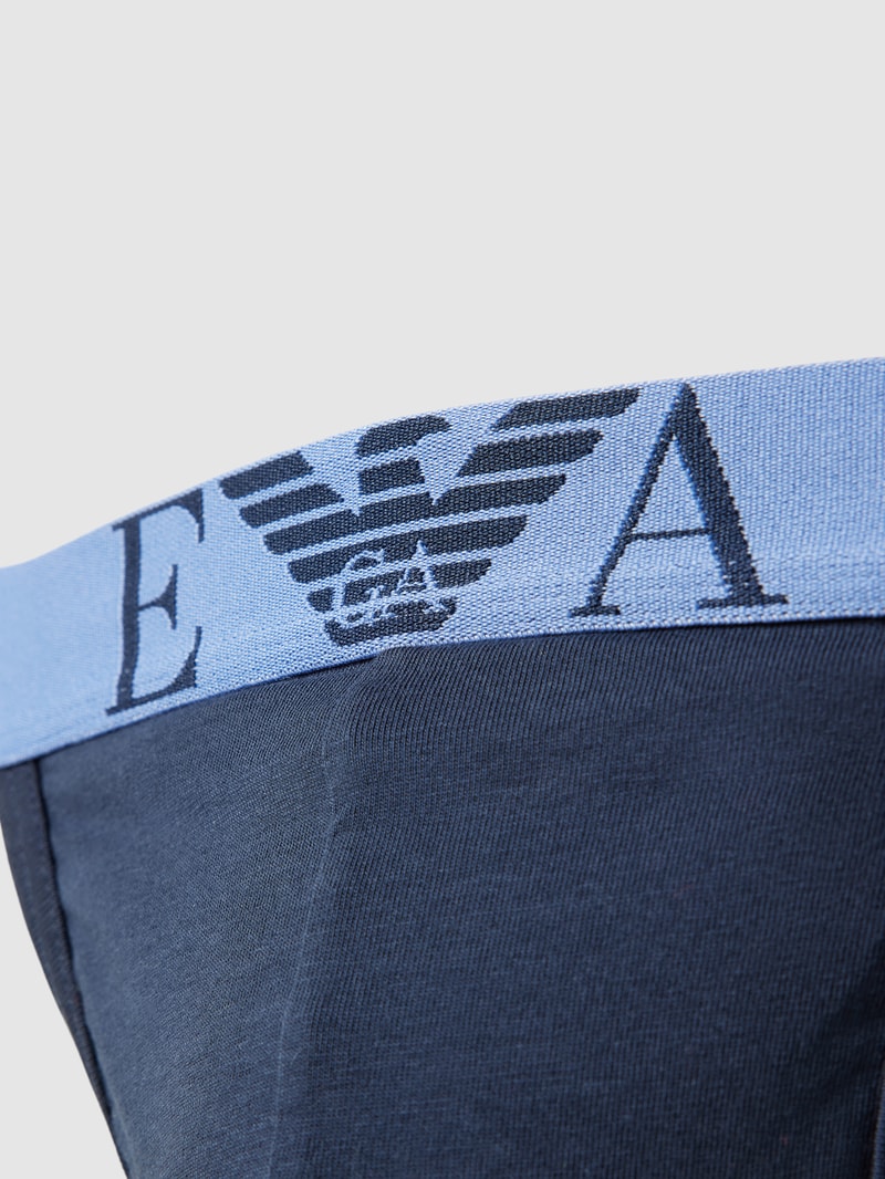 Jockstrap mit Logo-Bund im 2er-Pack in marineblau
