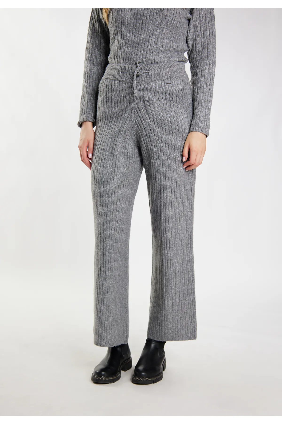 Dreimaster  Jogginghose - Grau - Bootcut