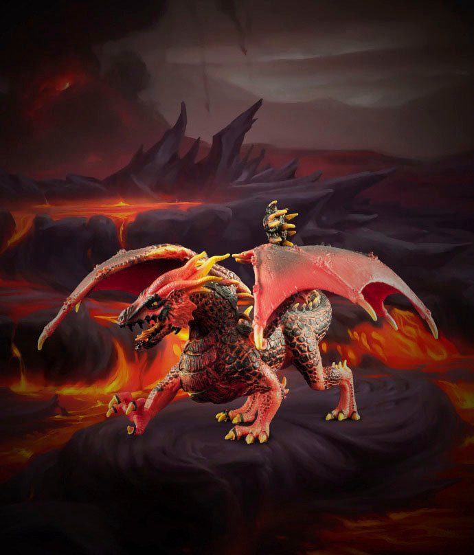 Schleich® Spielfigur ELDRADOR®, Lavadrache (70138)