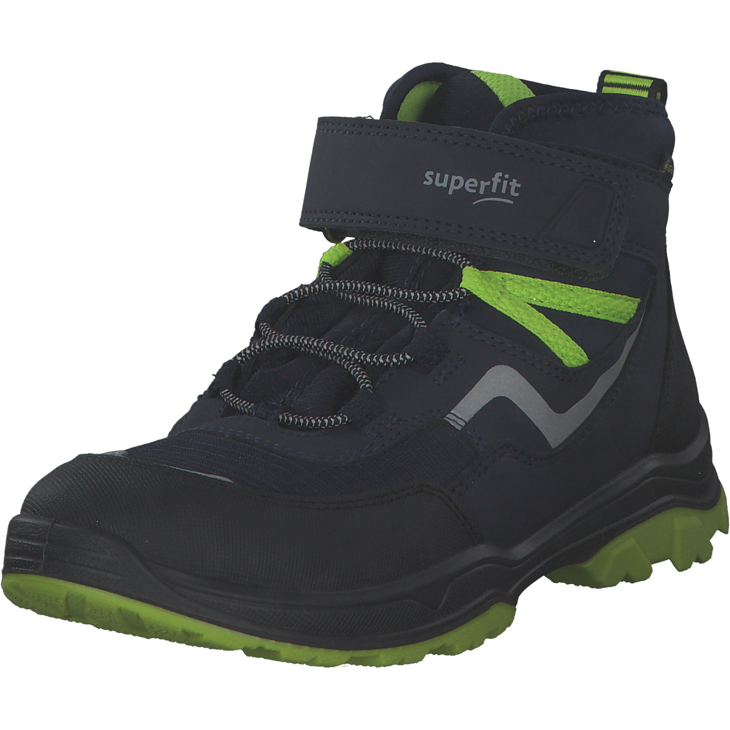 Superfit JUPITER 00074, Winterstiefel, Kinder, blau/grün