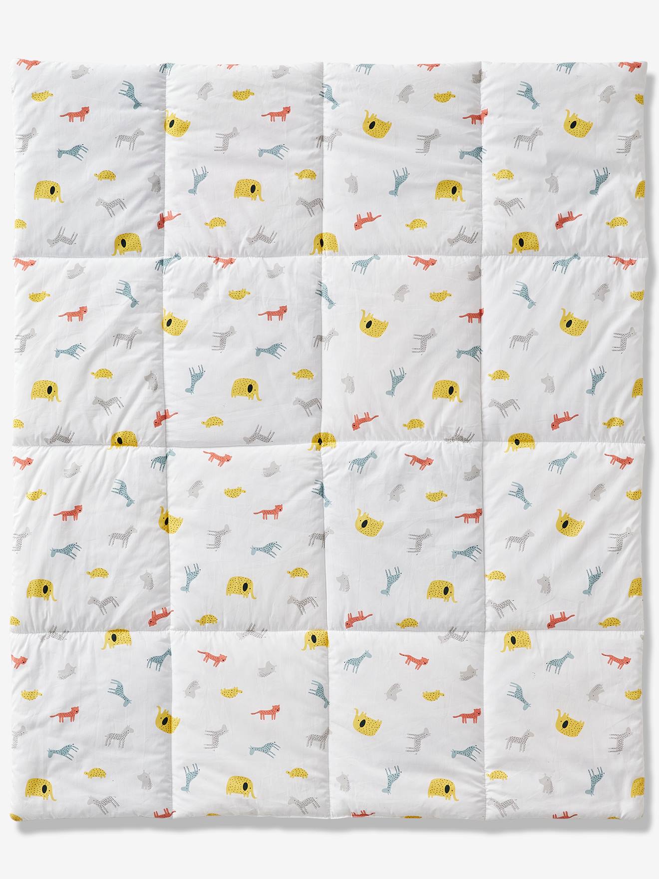 Tapis de sol patchwork Jungle baby multicolore