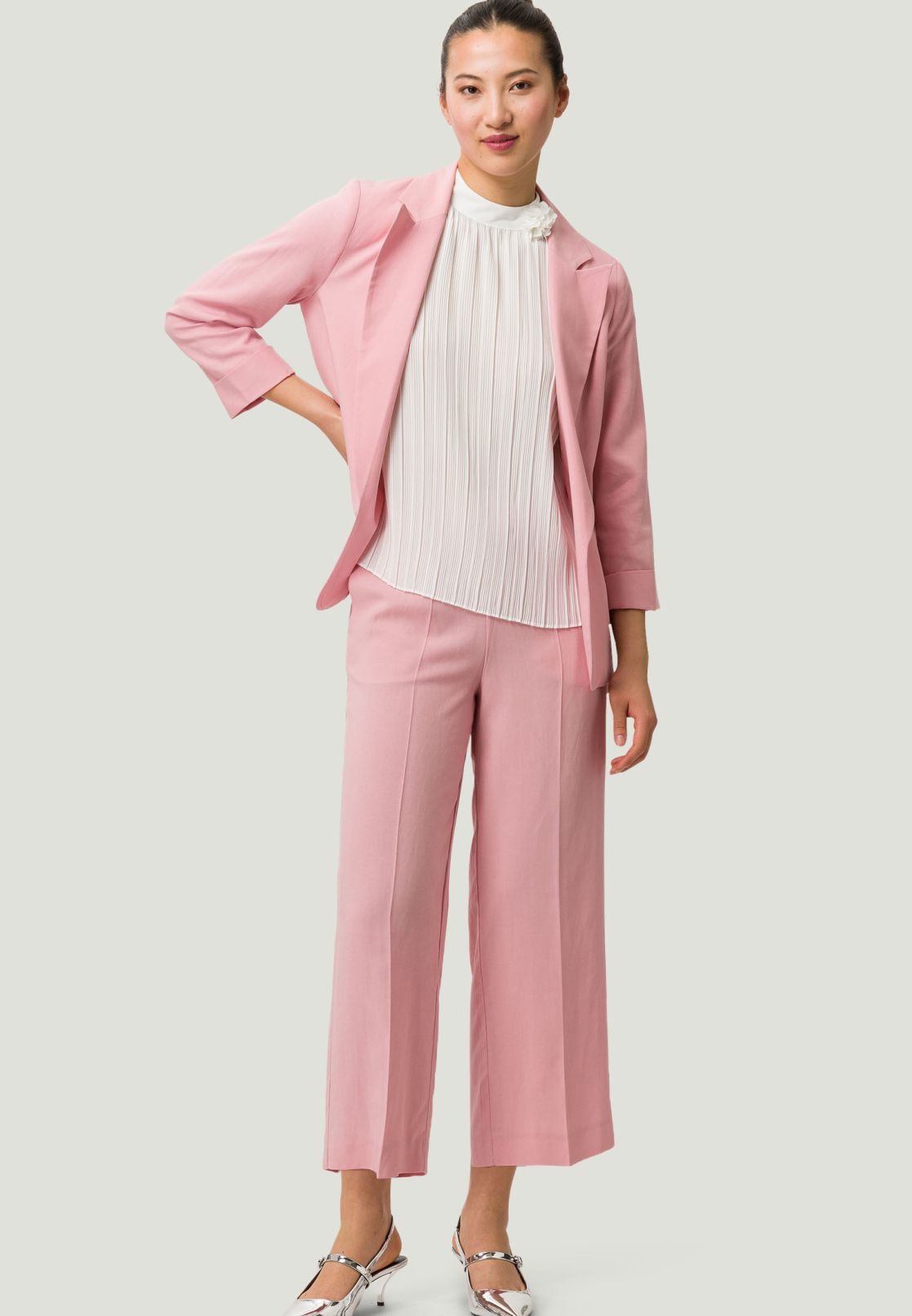 Blazer in Leinenmix