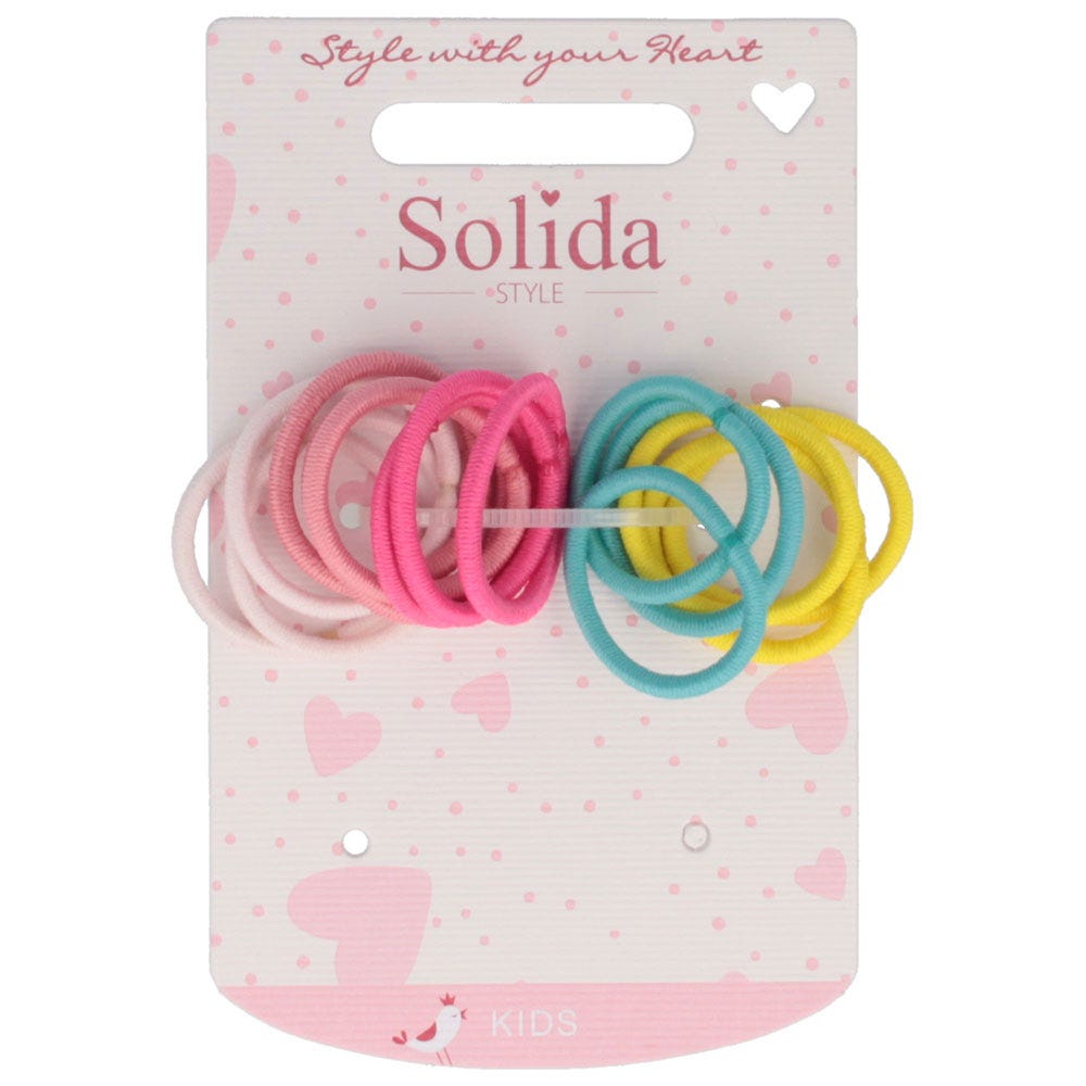 Solida Zopfabbinder uni sortiert 15 Stk.