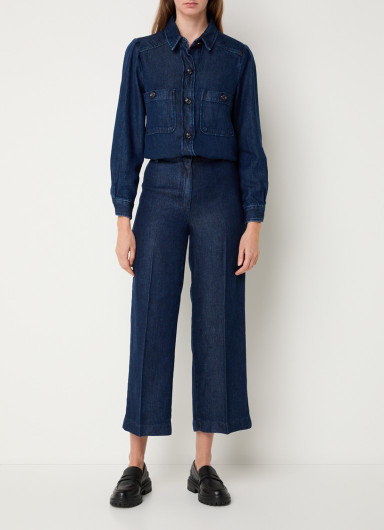 Sessùn Aldivio high waist loose fit cropped jeans from lyocell