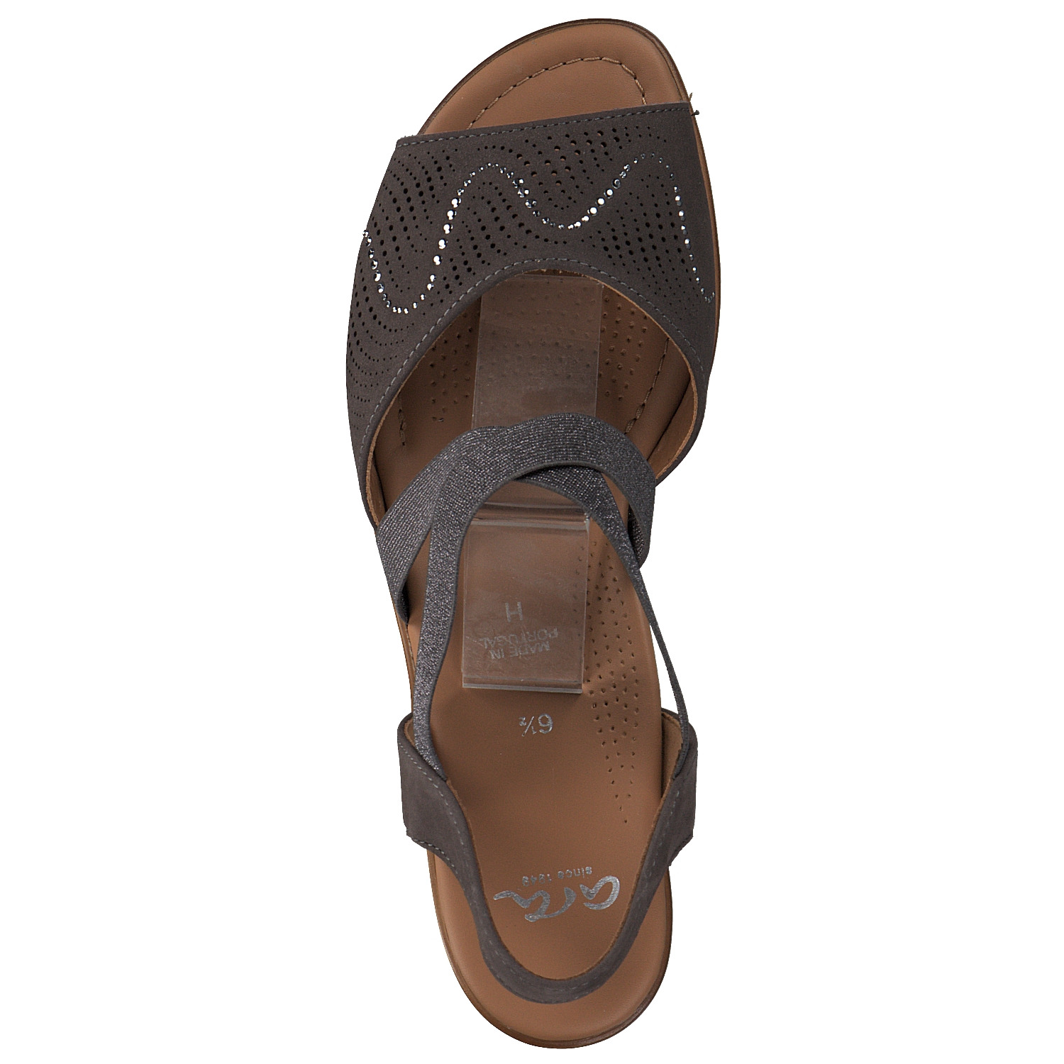 Ara Lugano 35764, Sandaletten, Damen, Grau (Street)