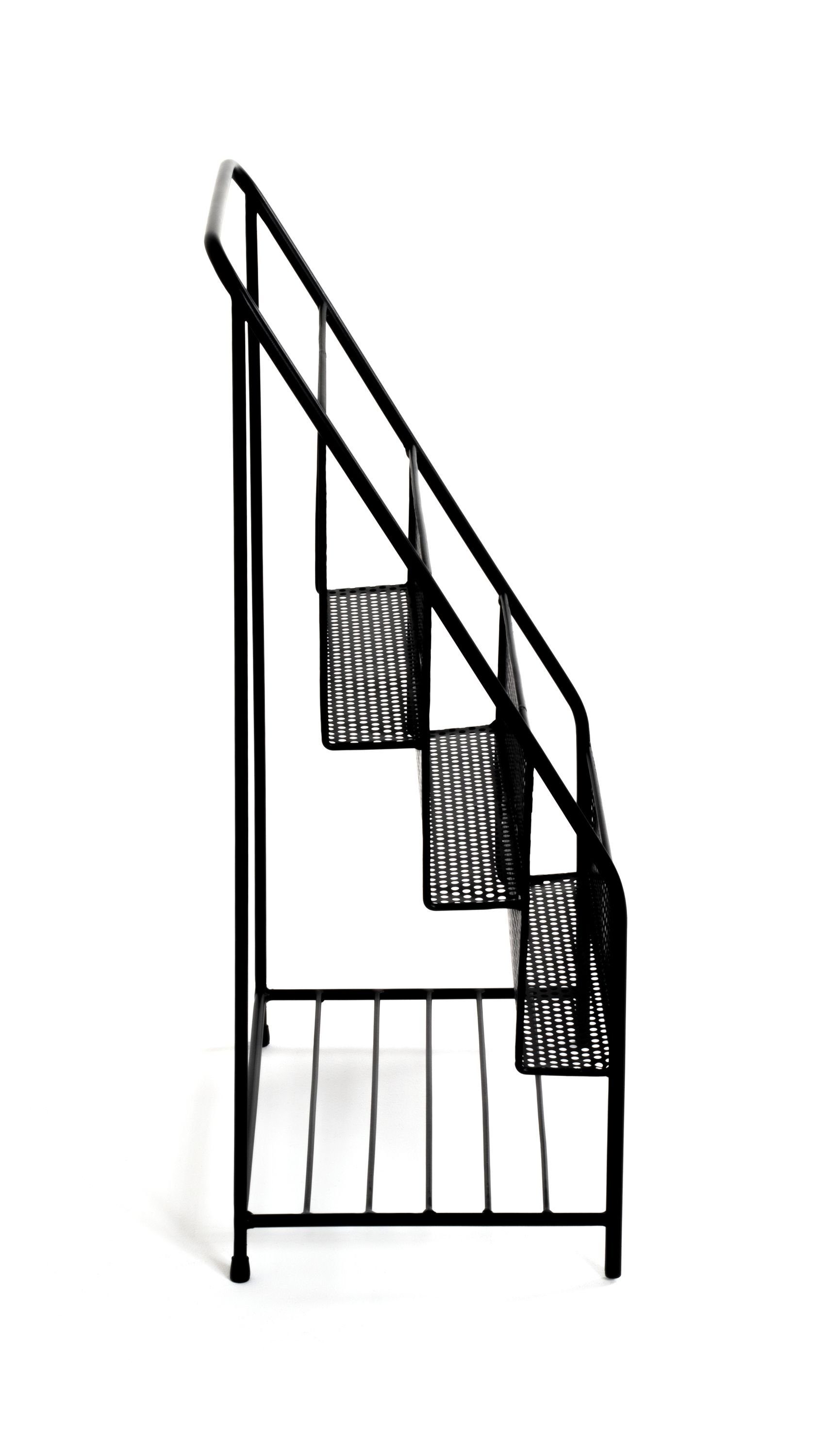 HAKU Zeitungsständer Zeitungsständer, HAKU Möbel Zeitungsständer (BHT 35x69x24 cm) BHT 35x69x24 cm schwarz