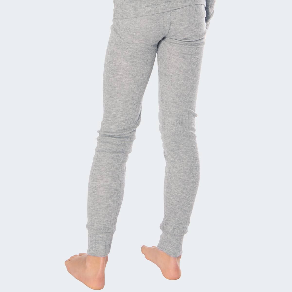 Black Snake Grau Kinder Thermounterhose
