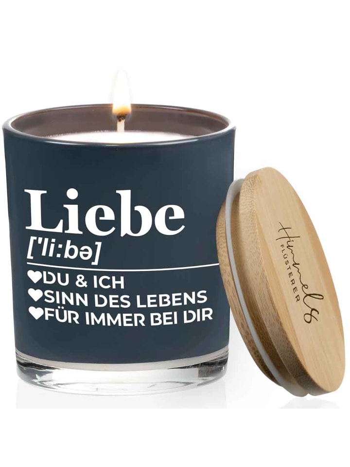 Himmelsflüsterer  Liebe - Vanille Duftkerze im Glas - Farbe: Schwarz günstig kaufen onesize