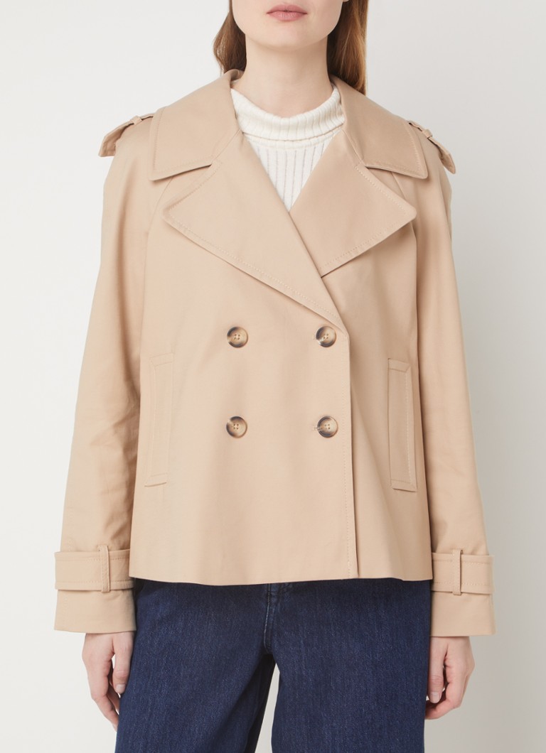 Gabardina cruzada Phase Eight Lola con bolsillos laterales