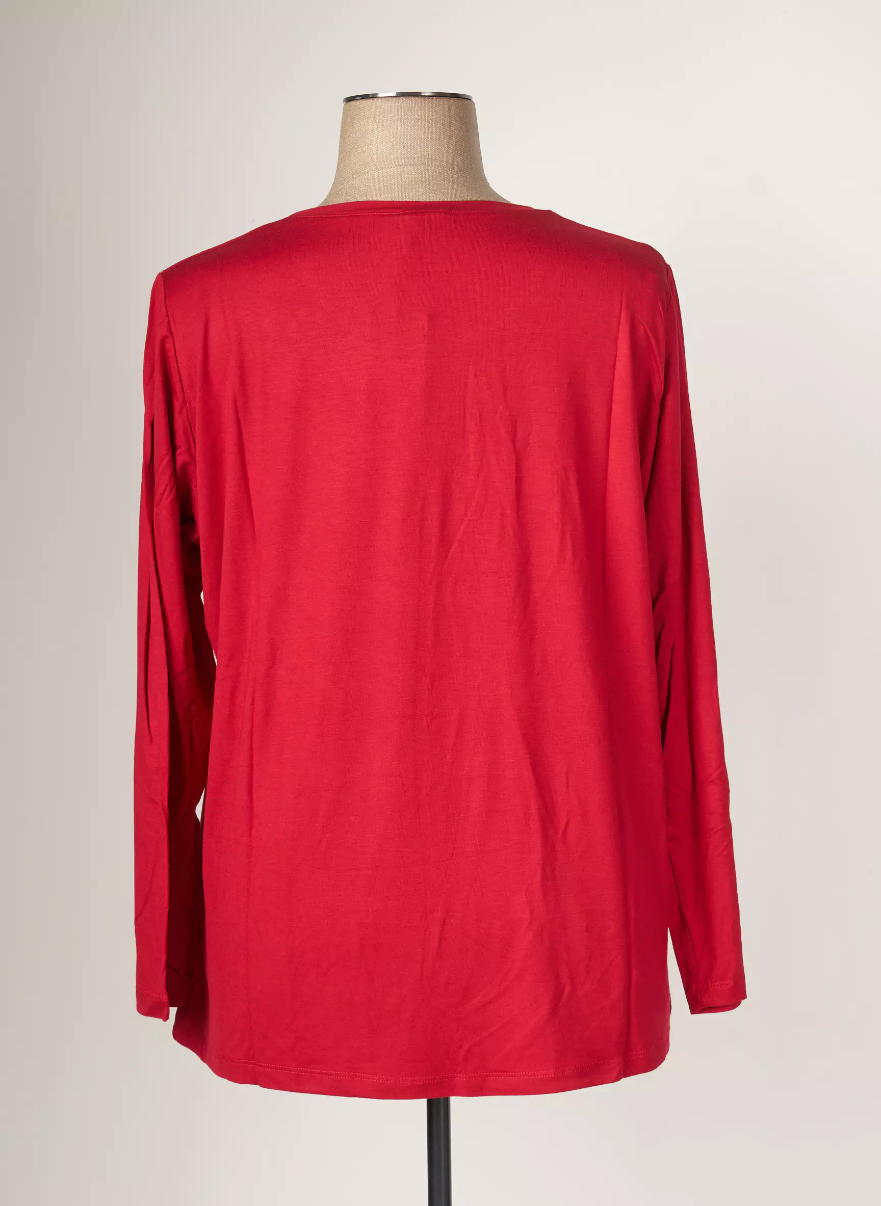 Sophia Curvy Tshirts Femme couleur rouge