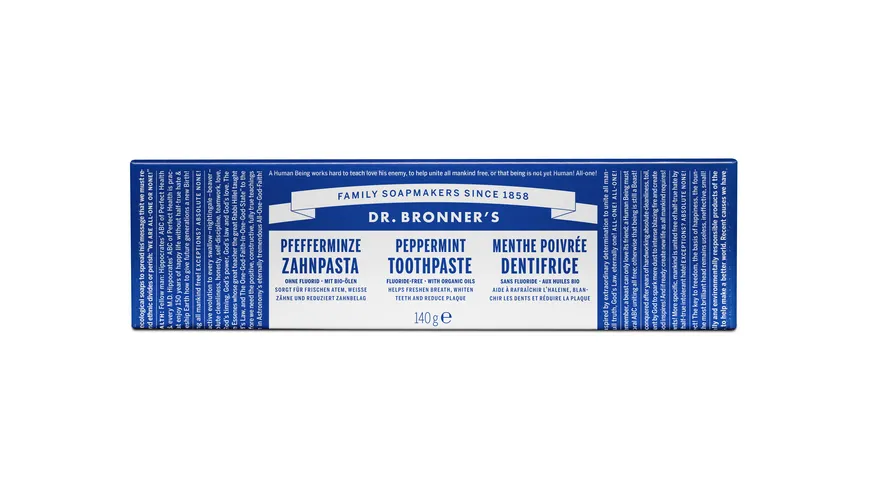 DR. BRONNER´S Zahnpasta Pfefferminz 105 ml