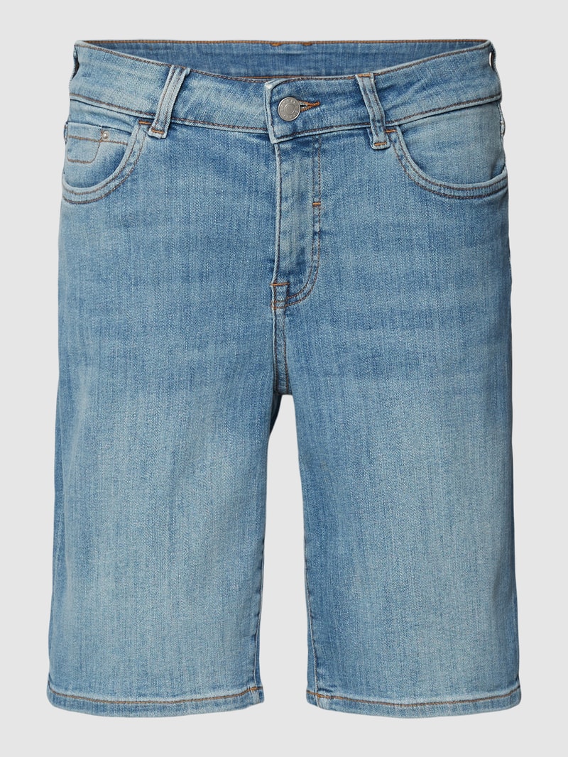 Jeansshorts im 5-Pocket-Design in hellblau