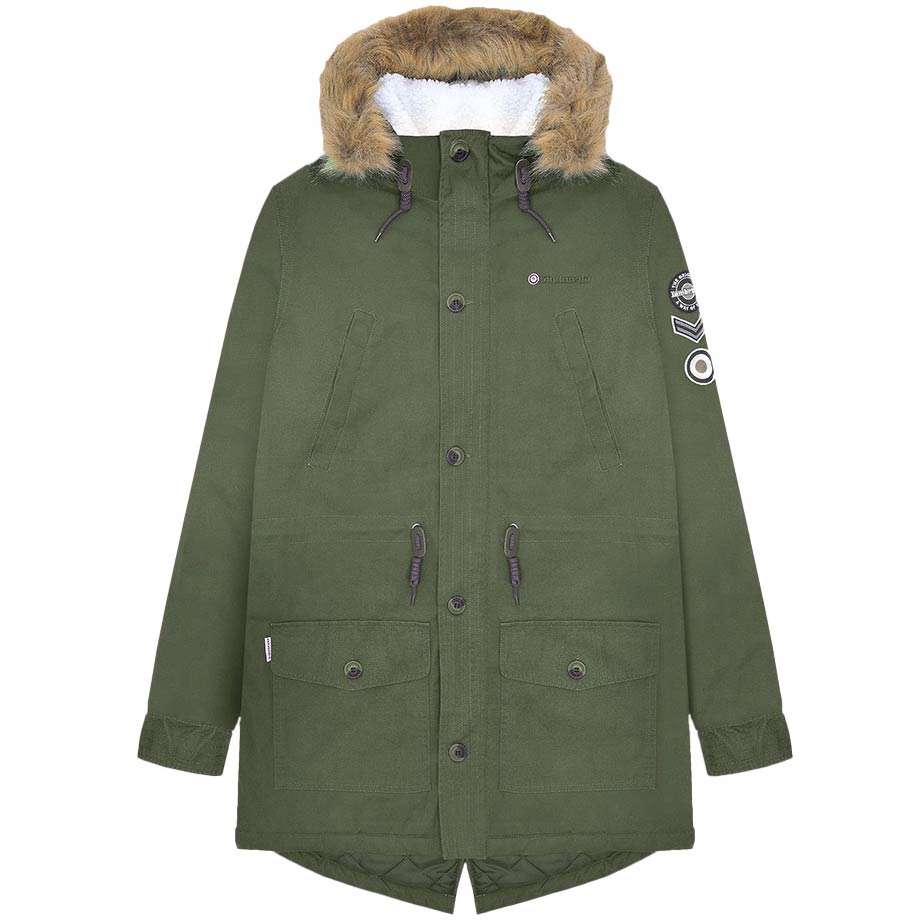 Lambretta Sherpa Lined Herren Parka SS6252-KHAKI