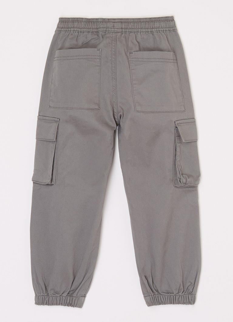 Pantaloni cargo slim fit Benetton cu buzunare aplicate