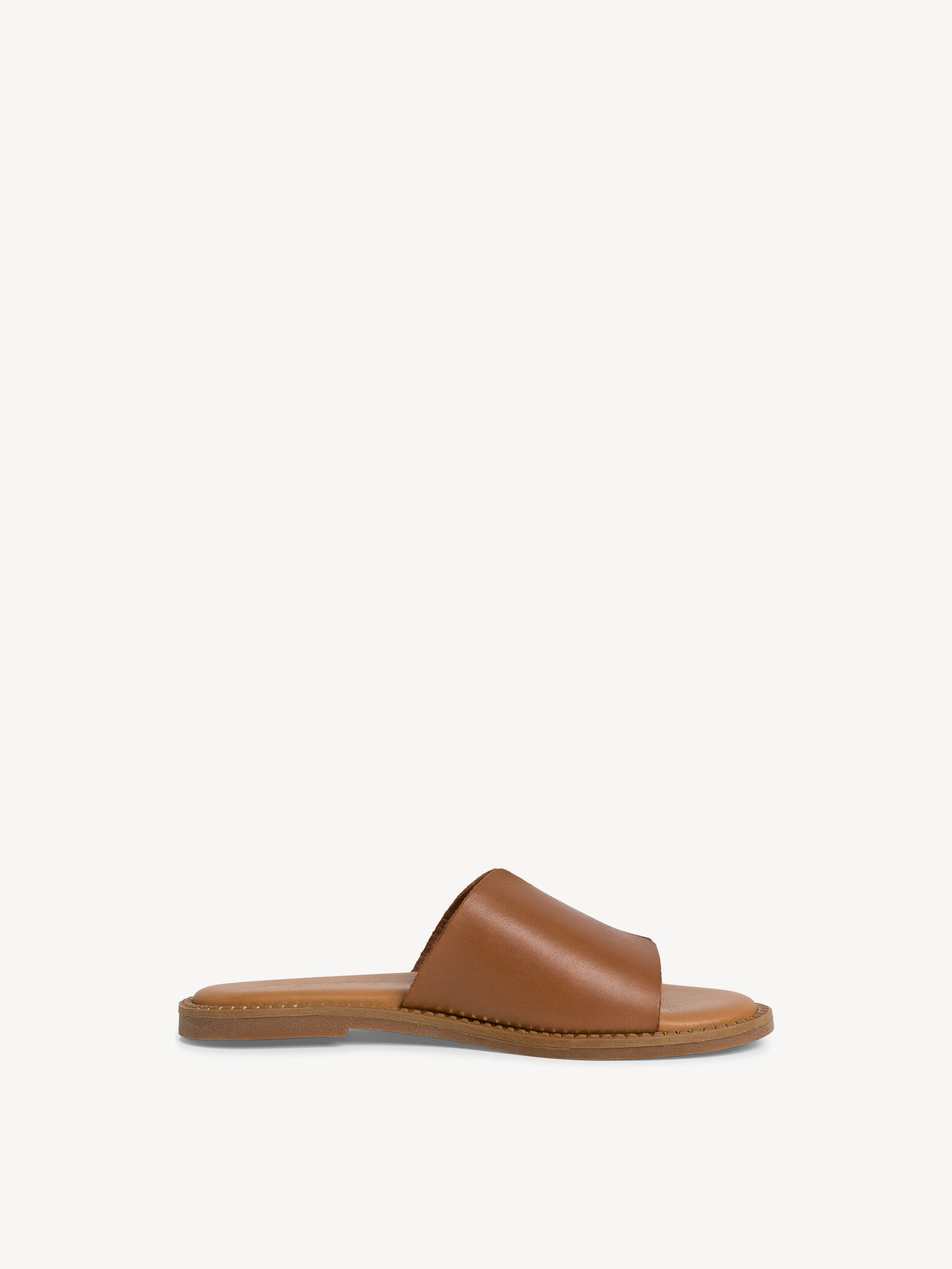 Mule en cuir - marron