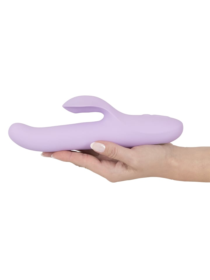 Sweet Smile Rabbitvibrator Thrusting Pearl Vibrator in lila günstig kaufen 23,5