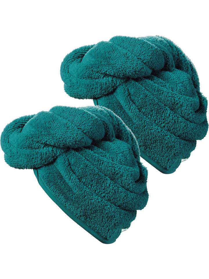 Erwin Müller Frottier Turban 2er-Pack in petrol günstig kaufen onesize