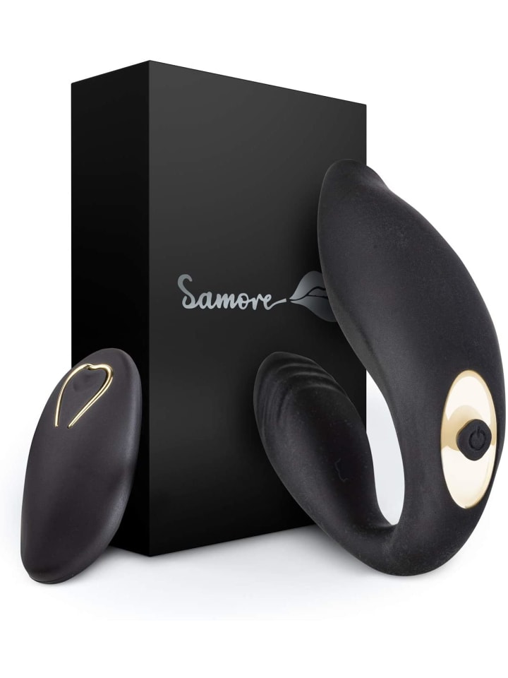 SAMORE Paar-Vibrator mit Fernbedienung in schwarz günstig kaufen onesize