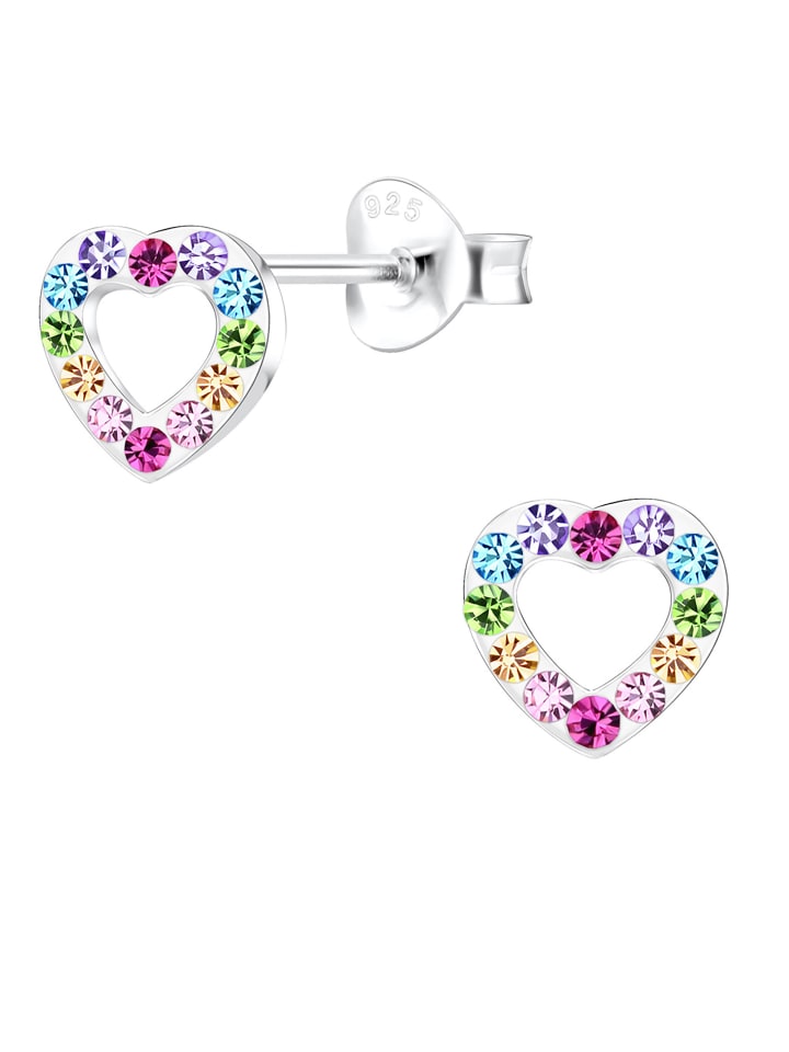 schmuck23 Silber Ohrringe 925 Herz 0,7 cm x 0,8 cm günstig kaufen onesize